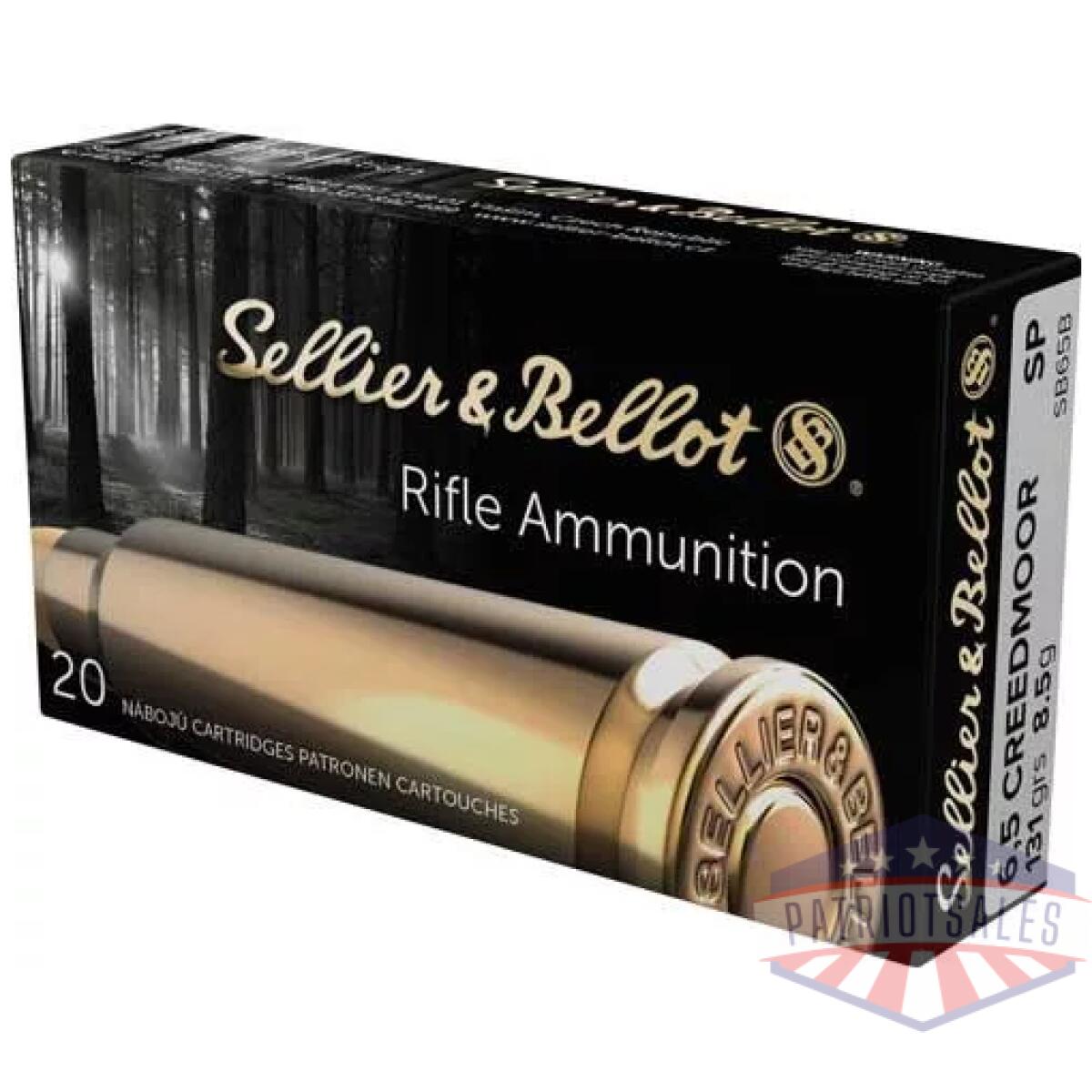 Asb65a - s&b 6. 5 cm 140gr fmj - 20rd 25bx/cs - asb65a