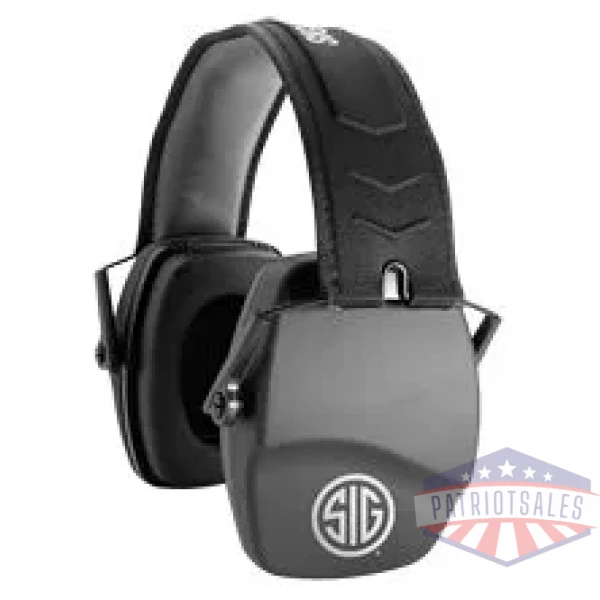 AXIL SIG TRACKR PASSIVE EARMUFFS BLK