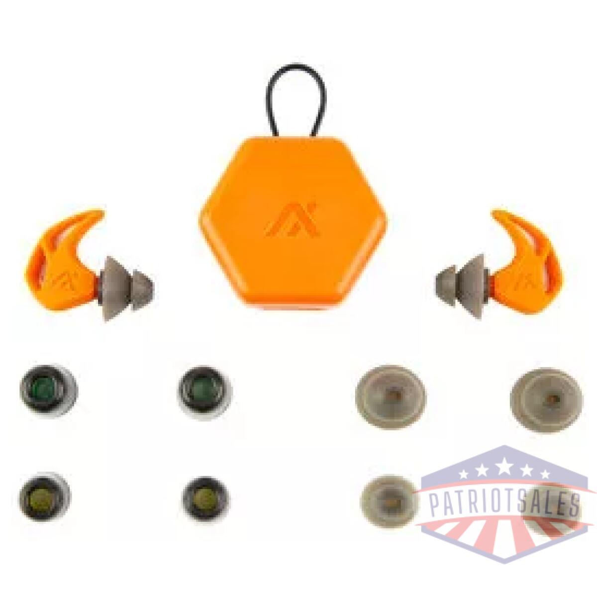 Axx20-orange_1. Webp - axil x20 earplug blaze orange - axx20 orange 1