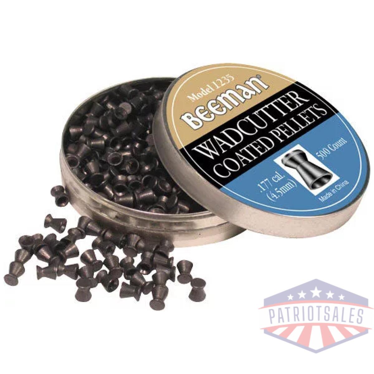 B1235 - beeman pellets 177 wadcutter - 8. 26gr 500 pack - b1235