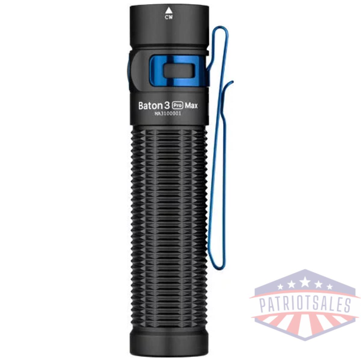 Baton3promaxbkc - olight baton 3 pro max cw - flashlight black - baton3promaxbkc