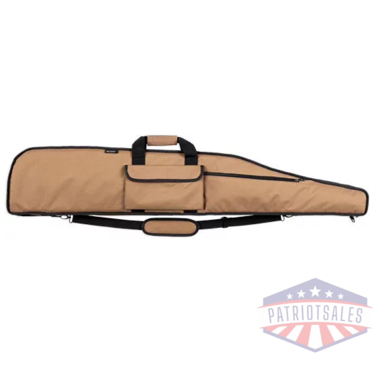 Bd375 - bulldog deluxe long range case - 55" tan w/ blk 2 access pocket - bd375