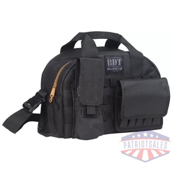 BULLDOG TACTICAL RANGE BAG W/ - MOLLE MAG POUCHES BLACK