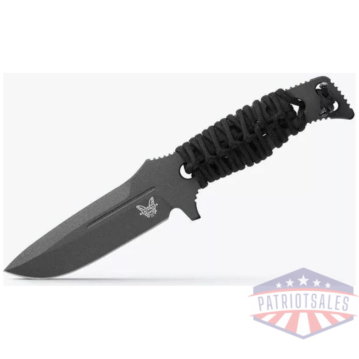 Bm-375bk-1. Webp - fixed adamas | black paracord | drop-point - bm 375bk 1