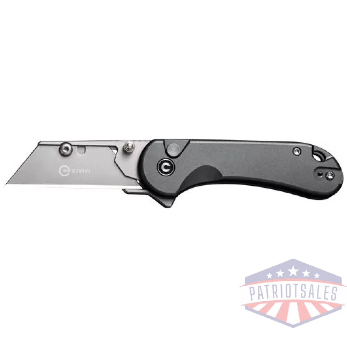 C23039b4. Webp - civivi utility knife elementum - 2. 26" gray w/3 extra blades - c23039b4