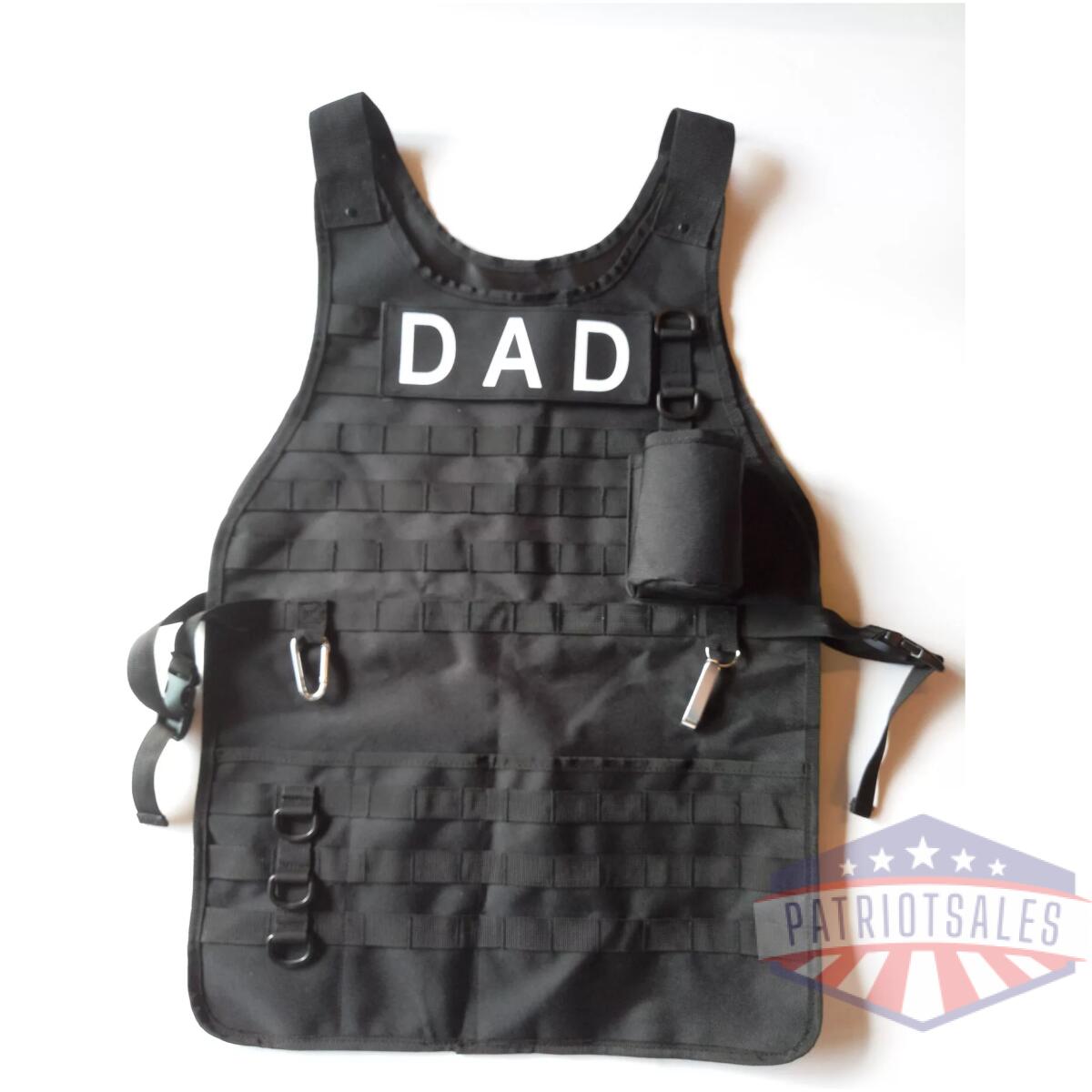 Cc-cbg-1028 - tactical bbq apron w/ carabiner and bottle opener - cc cbg 1028