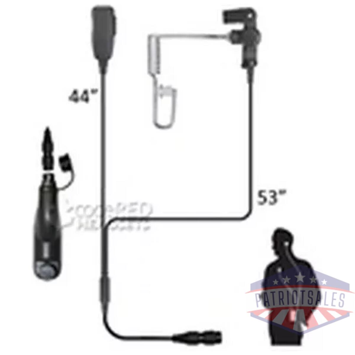 Crd03093 - investigator qd patrol kit microphone - crd03093