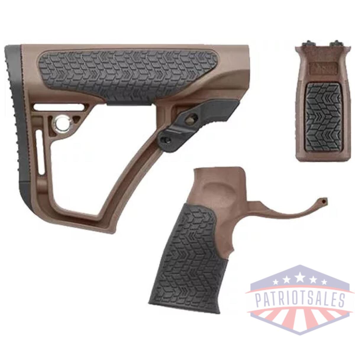 Dd65011. Webp - daniel def. Ar15 furniture kit - m-lok milspec msp brown - dd65011