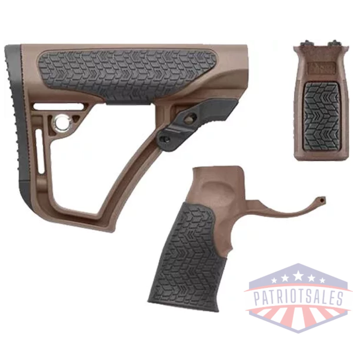 Dd65011. Webp - daniel def. Ar15 furniture kit - m-lok milspec msp brown - dd65011