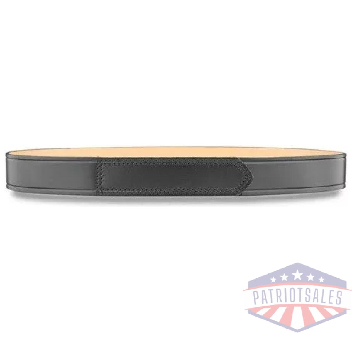 Dty-1311-48 - 1-1/2"" plain leather hook & loop tip garrison belt - dty 1311 48
