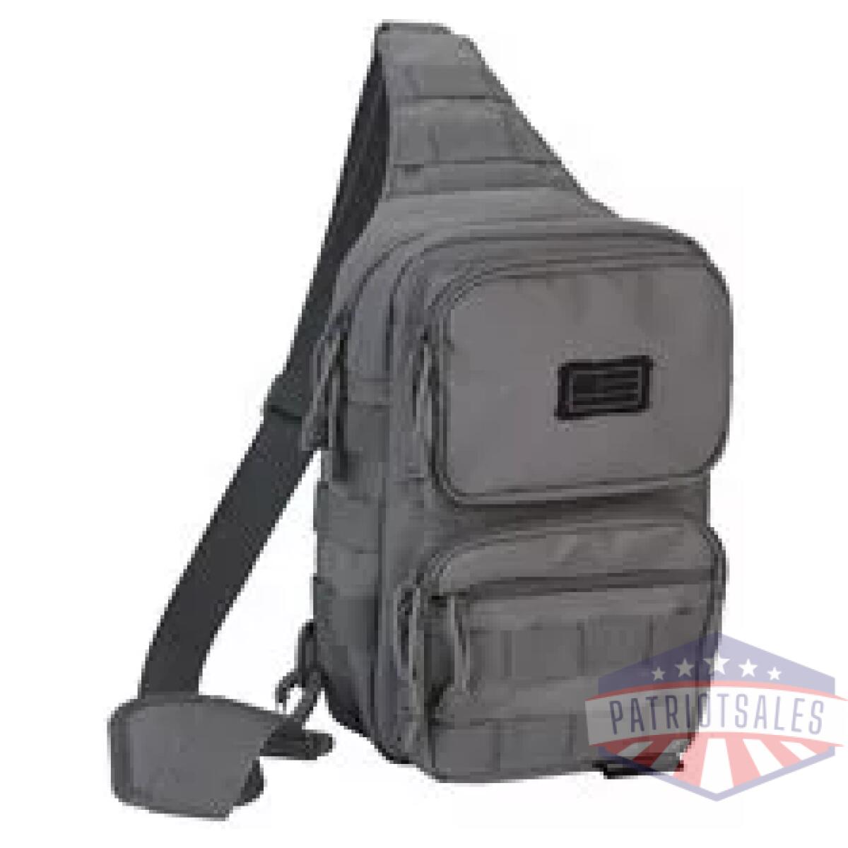 Evo51317-ev_1 - evods shoulder sling pack gray - evo51317 ev 1