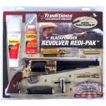 TRADITIONS BP REVOLVER 1858 - REM 44 CAL BRASS/WAL REDI-PAK