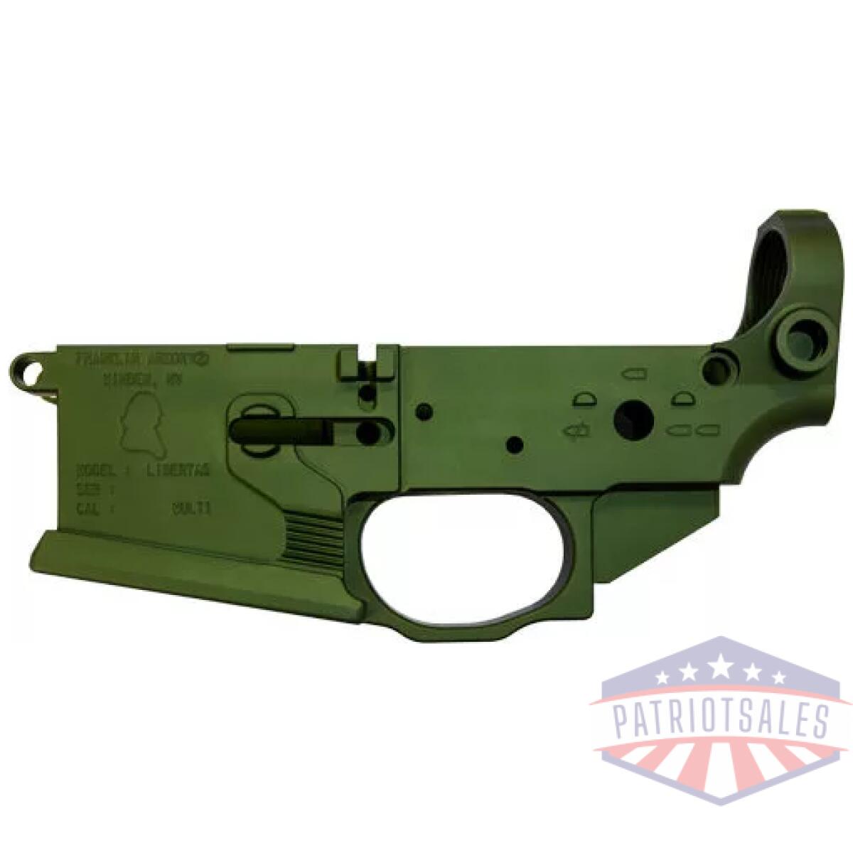 G0020003odg - franklin armory libertas - stripped billet lower od green - g0020003odg