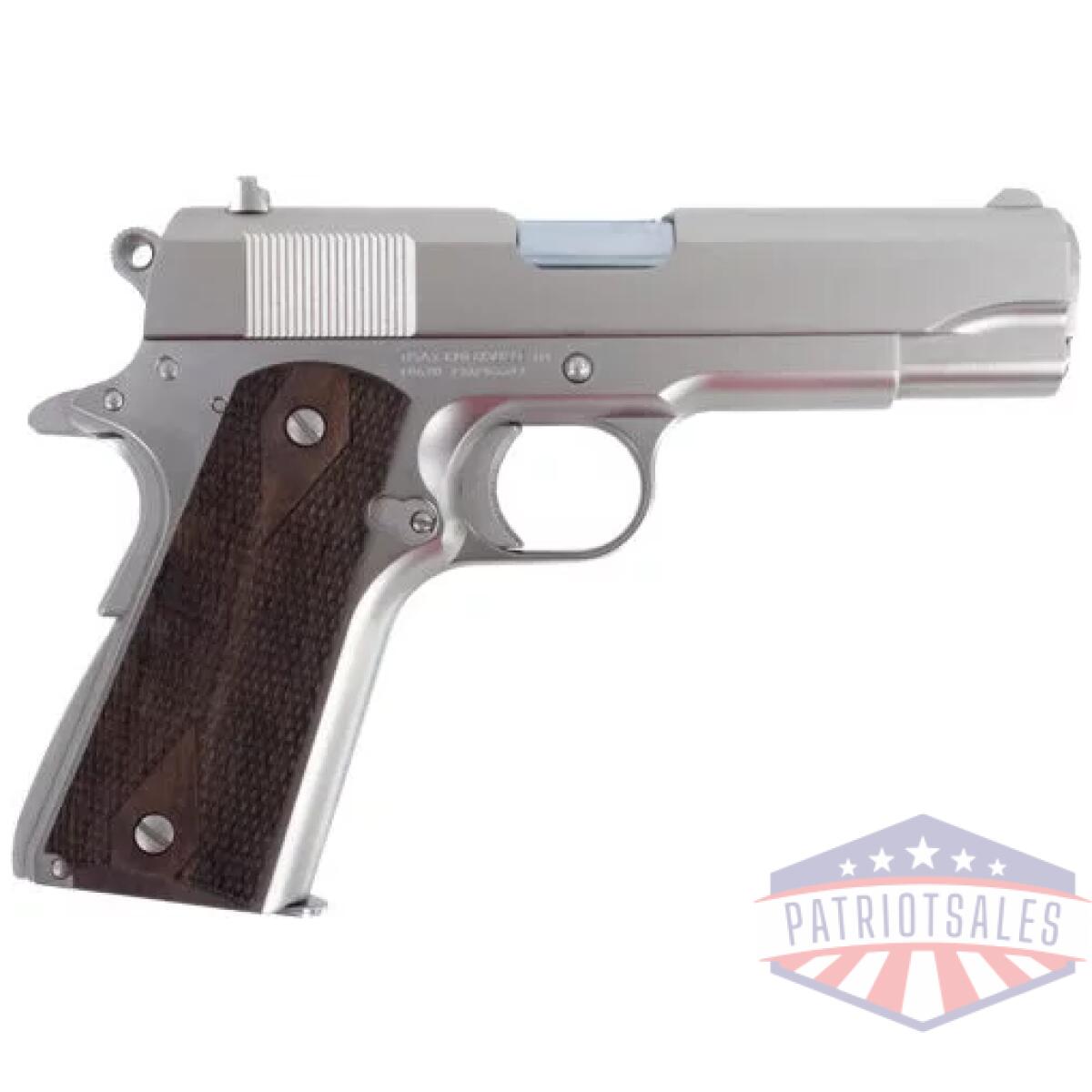 G10100115_right - tisas 1911 tank commandr 45acp - 4. 25" bbl wood grip 7rd nickel - g10100115 right