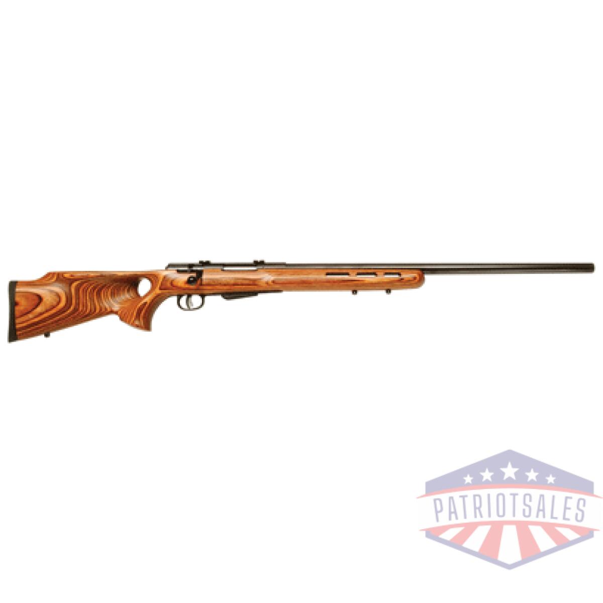 G18528. Gif - savage 25lw varminter-t 223 - 24" acu-tgr blu/brn lam t-hole - g18528