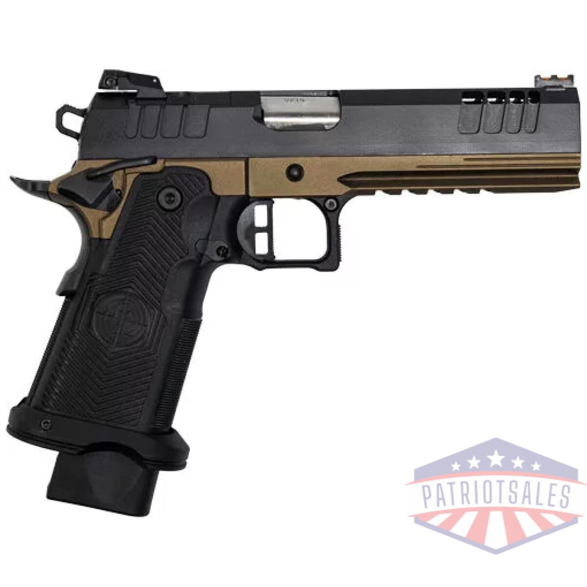 G1911ds9fssbrz-1. Webp - glfa 1911ds synergy 9mm 5" 20 - shot black slide bronze frame - g1911ds9fssbrz 1