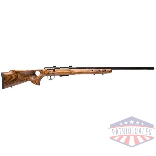 SAVAGE 25LW VARMINTER-T 22HORN - 24" ACU-TGR BLU/BRN LAM T-HOLE