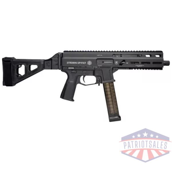 GRAND POWER STRIBOG SP45A3 - 45ACP 8" BBL 20RD W/BRACE BLK