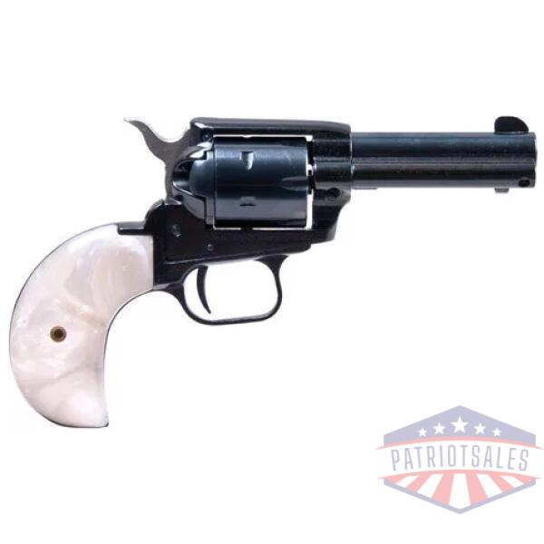 HERITAGE 22LR/22WMR COMBO 3.5" - BLUED W/WHITE BIRDSHEAD GRIPS