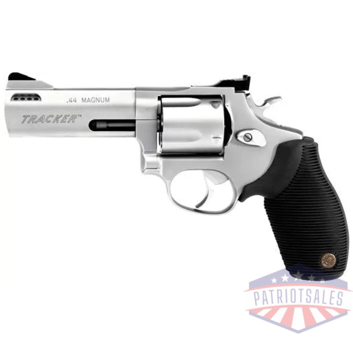 G2440049tkr. Webp - taurus tracker 44mag 4" 5-sh - as ported ss rubber - g2440049tkr