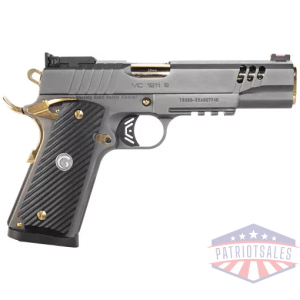 GIRSAN MC1911 NEGOTIATOR 10MM - MATCH TITANIUM/GOLD 9RD TALO
