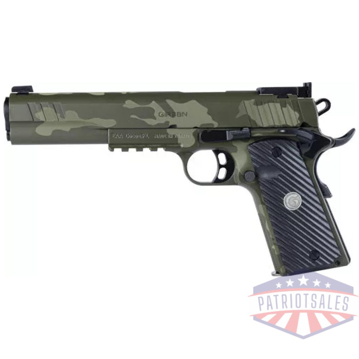 G390612_left - girsan mc1911s hunter 10mm - govt 9rd od green camo - g390612 left