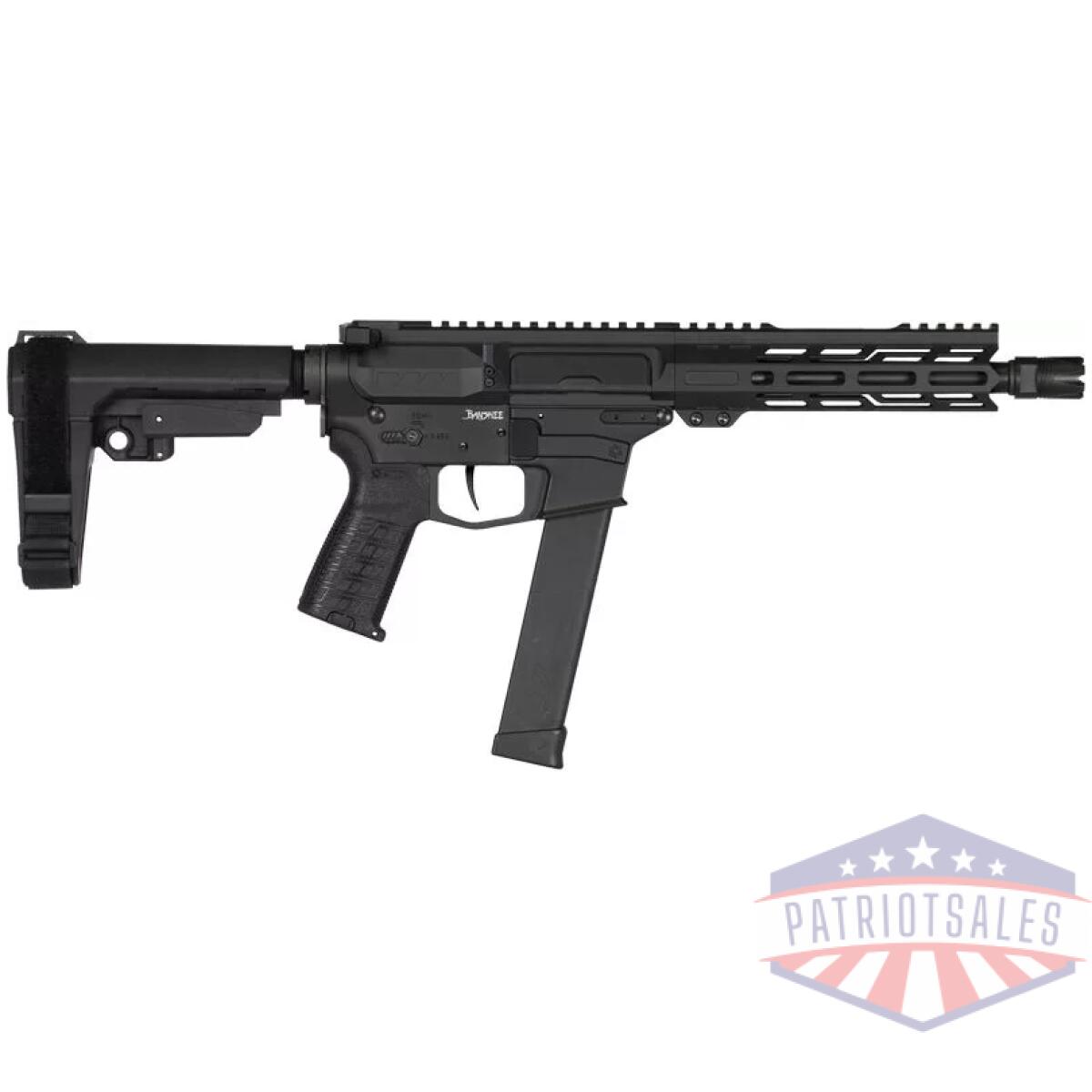 G45af30fab - cmmg pistol banshee mkg 45acp - 8" w/ rip brace black - g45af30fab