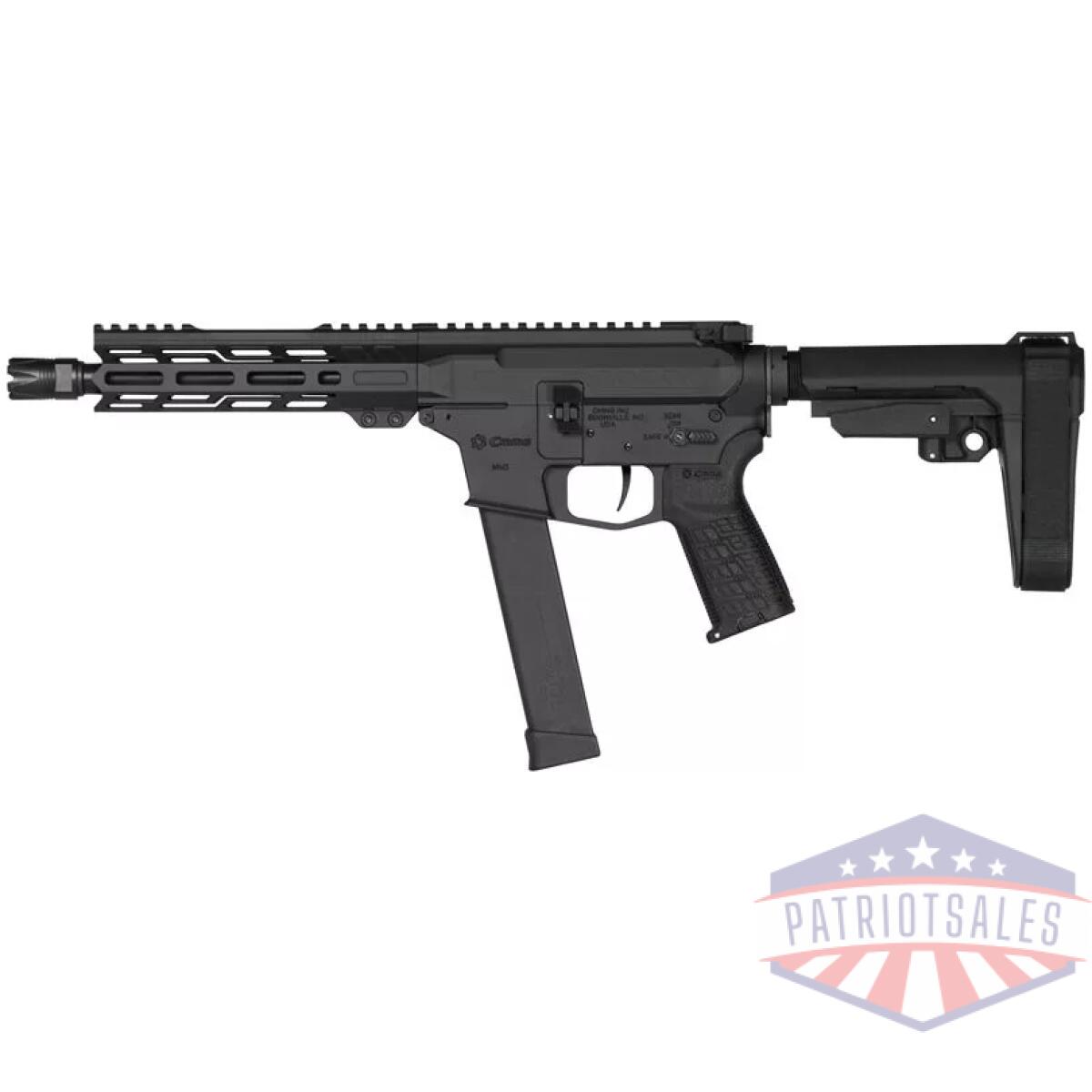 G45af30fab_left - cmmg pistol banshee mkg 45acp - 8" w/ rip brace black - g45af30fab left