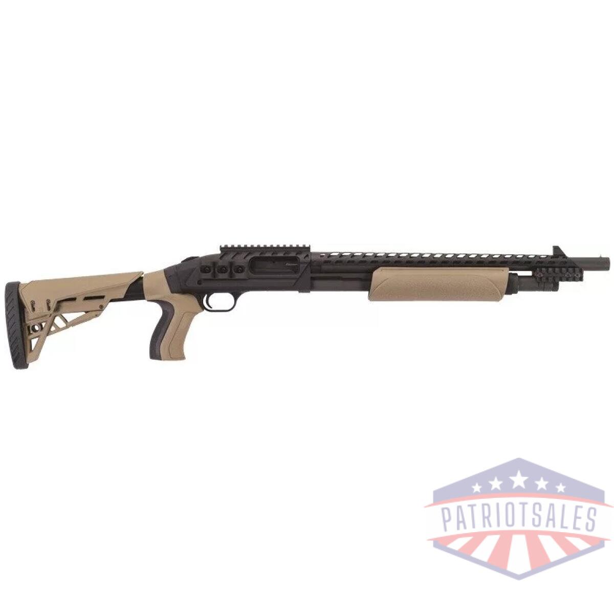 G50424_2. Webp - mossberg 500 ati tactical 12ga - 3" 18. 5" 6rd blued/fde (talo) - g50424 2