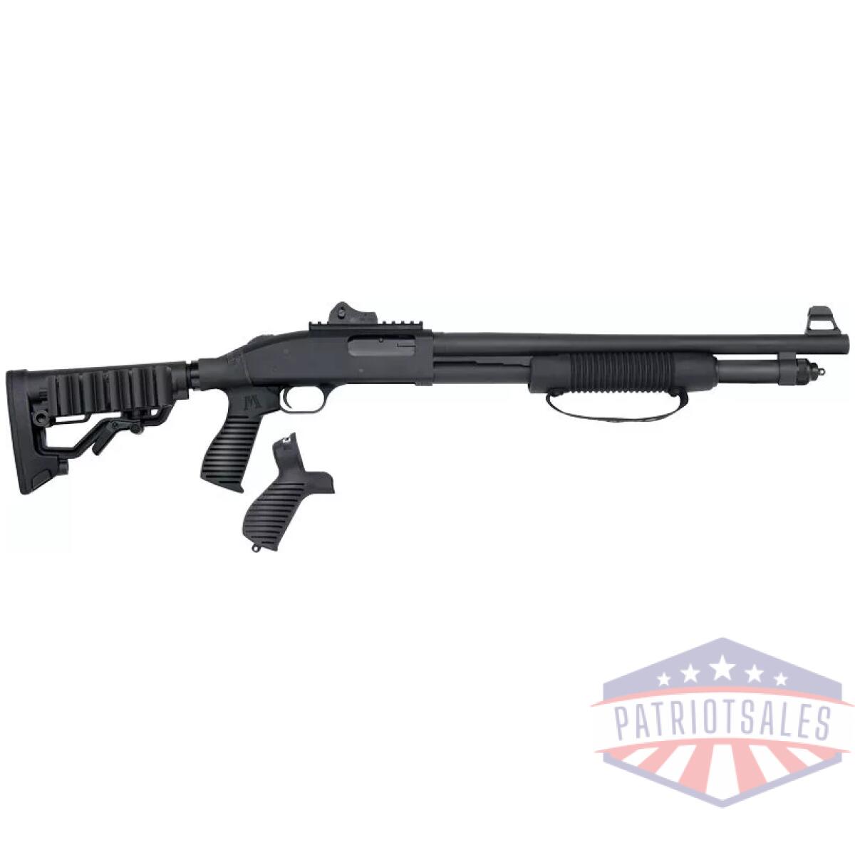 G50696. Webp - mossberg 590spx 12ga 3" 18. 5" - 6rd adj stock blued/syn - g50696