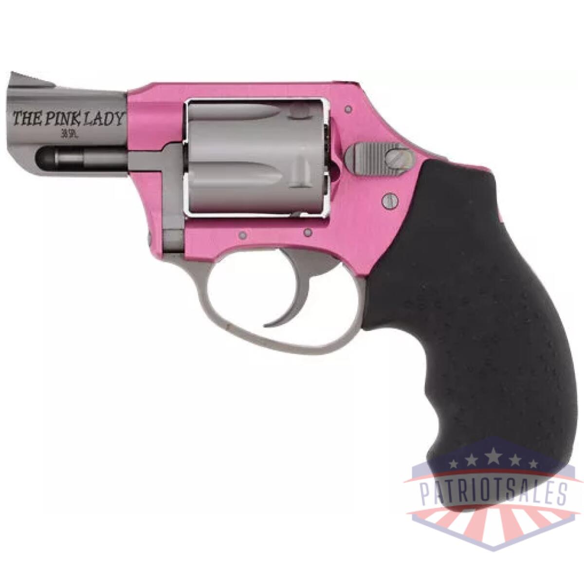 G53831_left - charter arms pink lady 38spl - 2" pink/ss dao - g53831 left