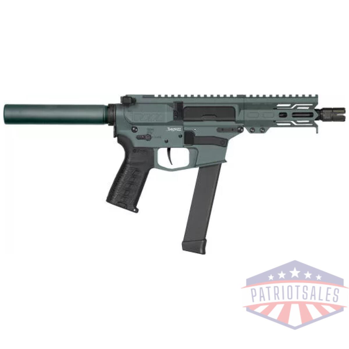 G99a190fcg - cmmg pistol banshee mkgs 9mm - 5" 33rd pistol tube green - g99a190fcg