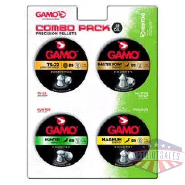 GAMO COMBO PACK ASSRTD .22 PEL