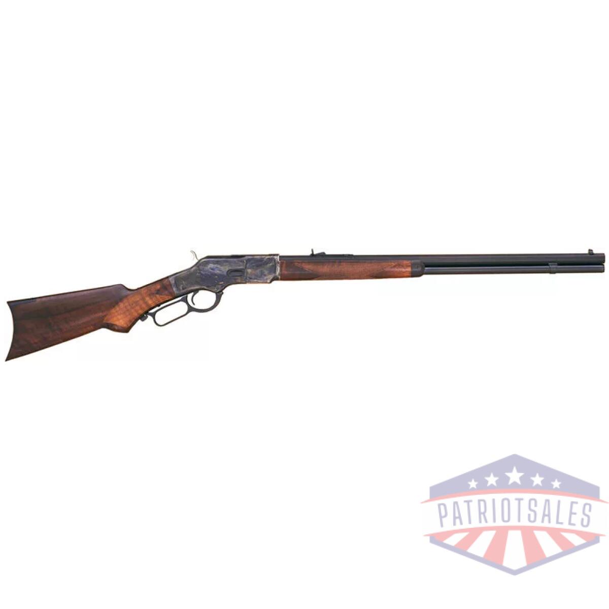 Gca276 - cimarron 1873 deluxe 357/38 - 24" octagon cc/blued pg walnut - gca276
