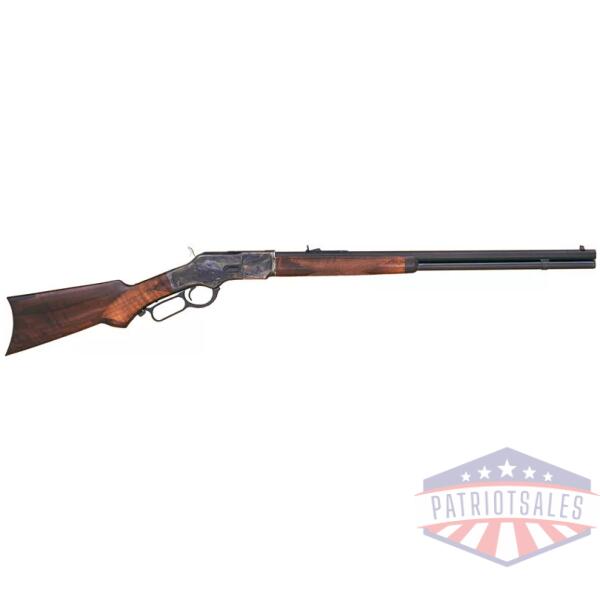 CIMARRON 1873 DELUXE 357/38 - 24" OCTAGON CC/BLUED PG WALNUT