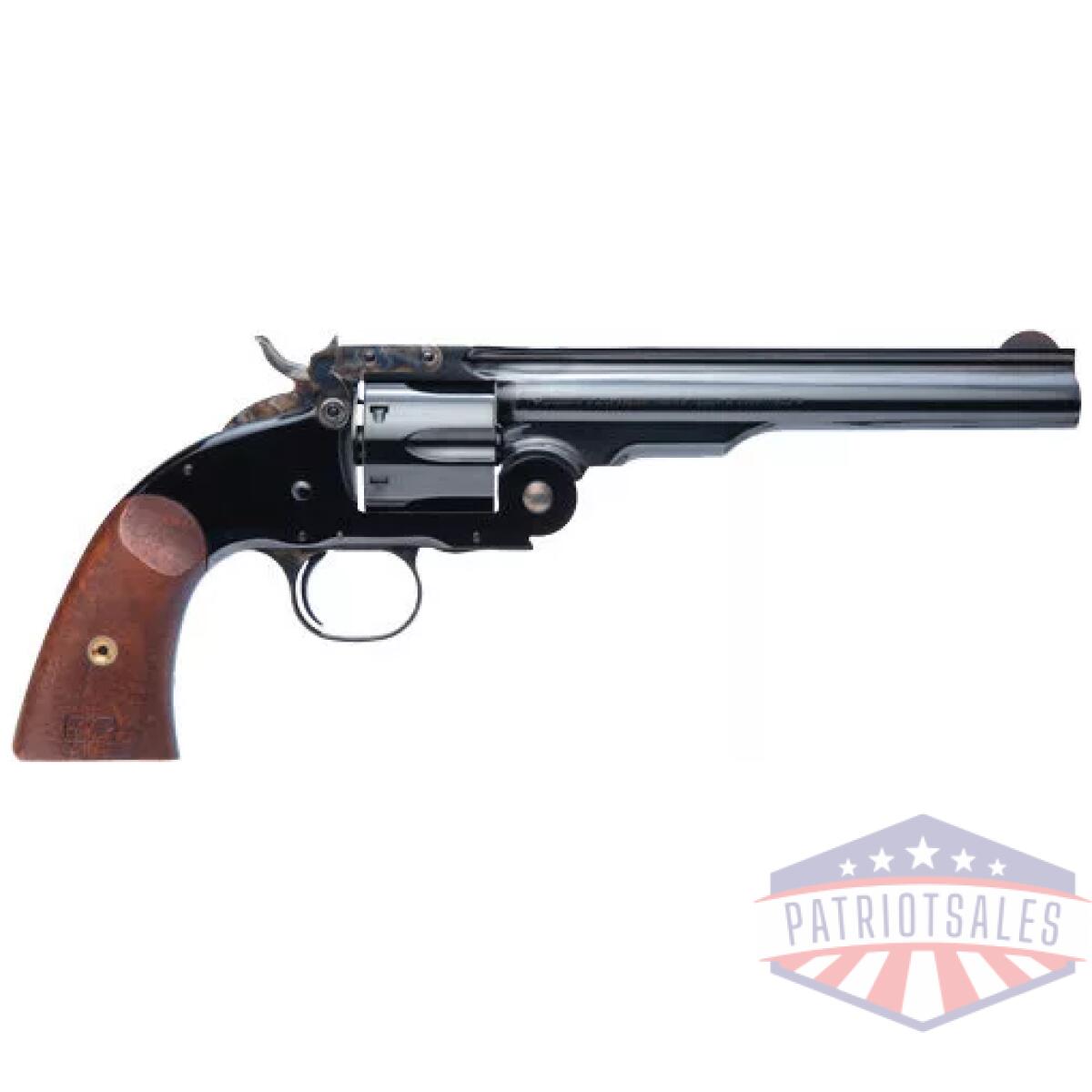 Gca857_1-1 - cimarron no. 3 schofield 38spl - 7" fs blued walnut - gca857 1 1