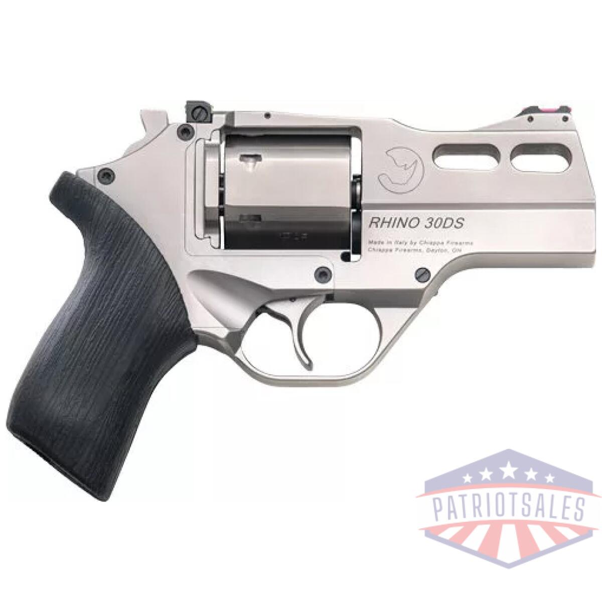 Gcf340290. Webp - chiappa rhino 30sa 357mag - 3" adj. Sight chrome/rubber - gcf340290