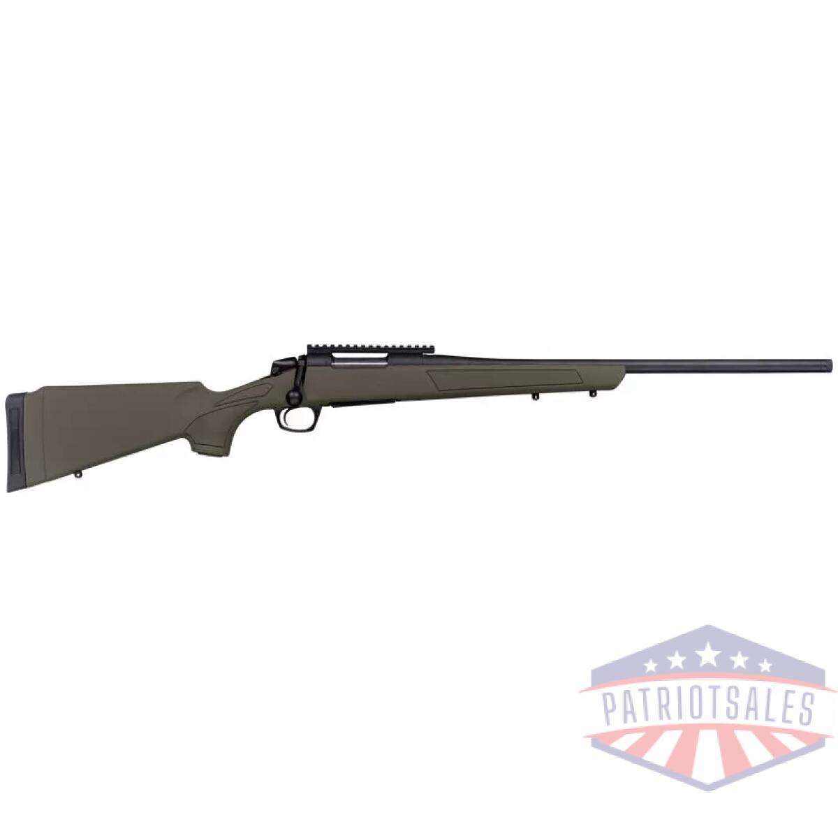 Gcr3908g - cva cascade 22-250 22" #3 - w/rail black/od green - gcr3908g