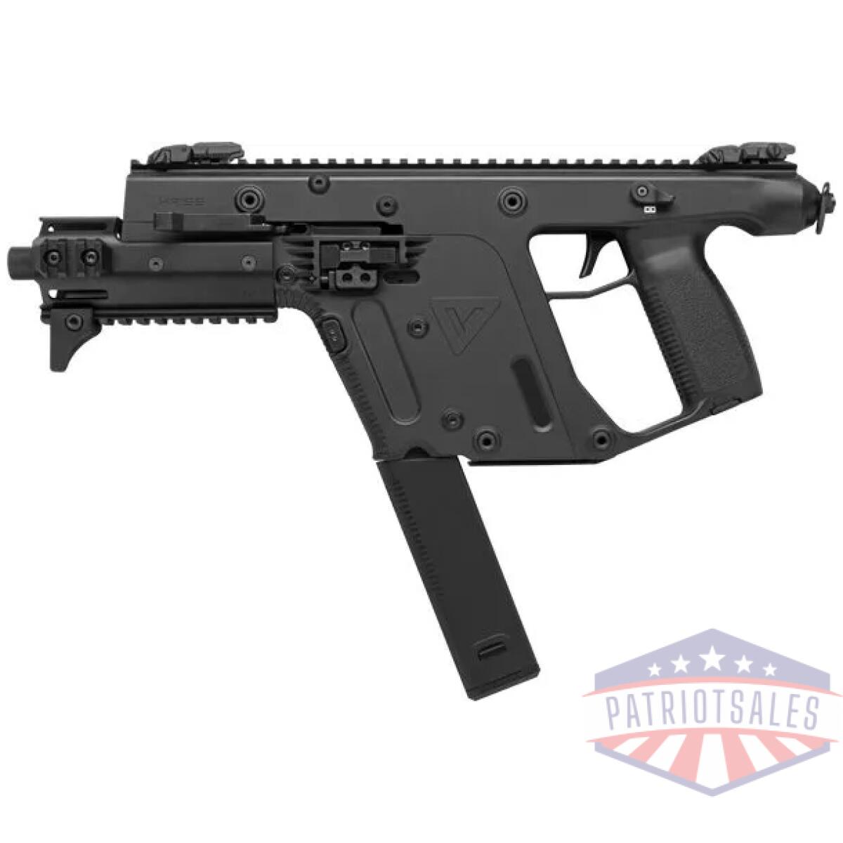 Gkv45pbl30_1 - kriss vector sdp-e g2 45acp - 6. 5" thread w/rail 30rd black - gkv45pbl30 1