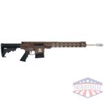 GLFA AR10 RIFLE 6.5CM 20" S/S - BBL 10-SHOT BUCK BROWN