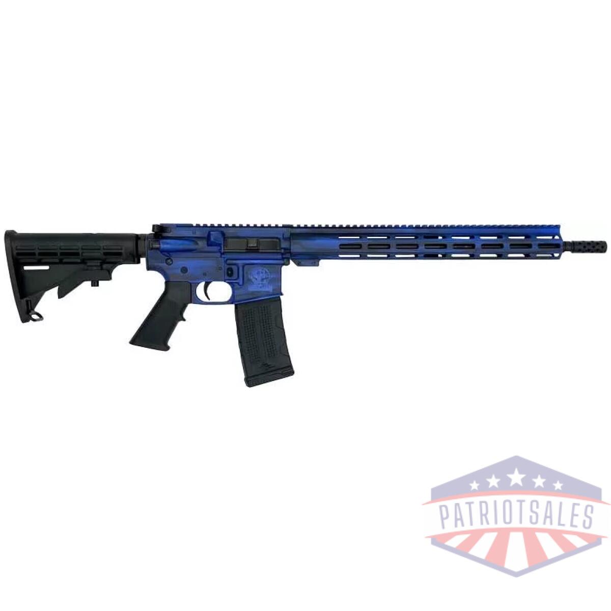 Gl15223bryb. Webp - glfa ar15 battleworn 223 wylde - 16" nit bbl royal blue - gl15223bryb