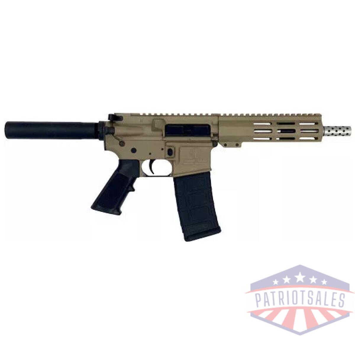 Gl15223sspfde. Webp - glfa ar15 pistol 223 wylde - 7. 5" stainless bbl fde - gl15223sspfde
