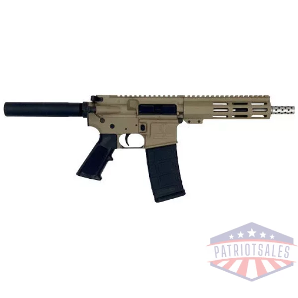 GLFA AR15 PISTOL 223 WYLDE - 7.5" STAINLESS BBL FDE