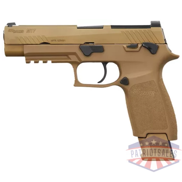 SIG M17 COMMERCIAL 9MM 4.7" - SIGLITE (1)17/(2)21 COYOTE