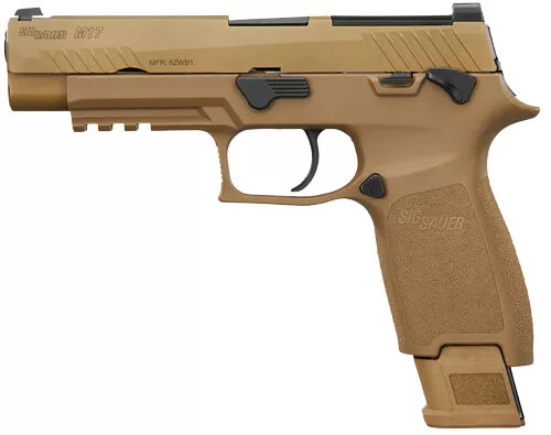 SIG M17 COMMERCIAL 9MM 4.7" - SIGLITE (1)17/(2)21 COYOTE