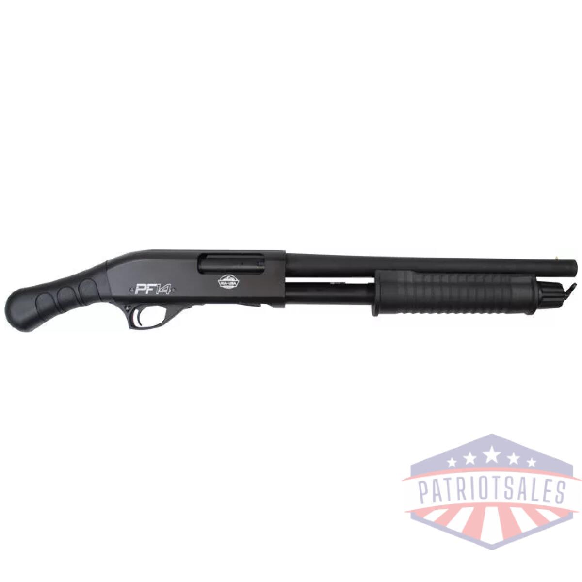 Gpf14 - rock island pf14 firearm 12ga - pump 14" 5rd 3" black - gpf14