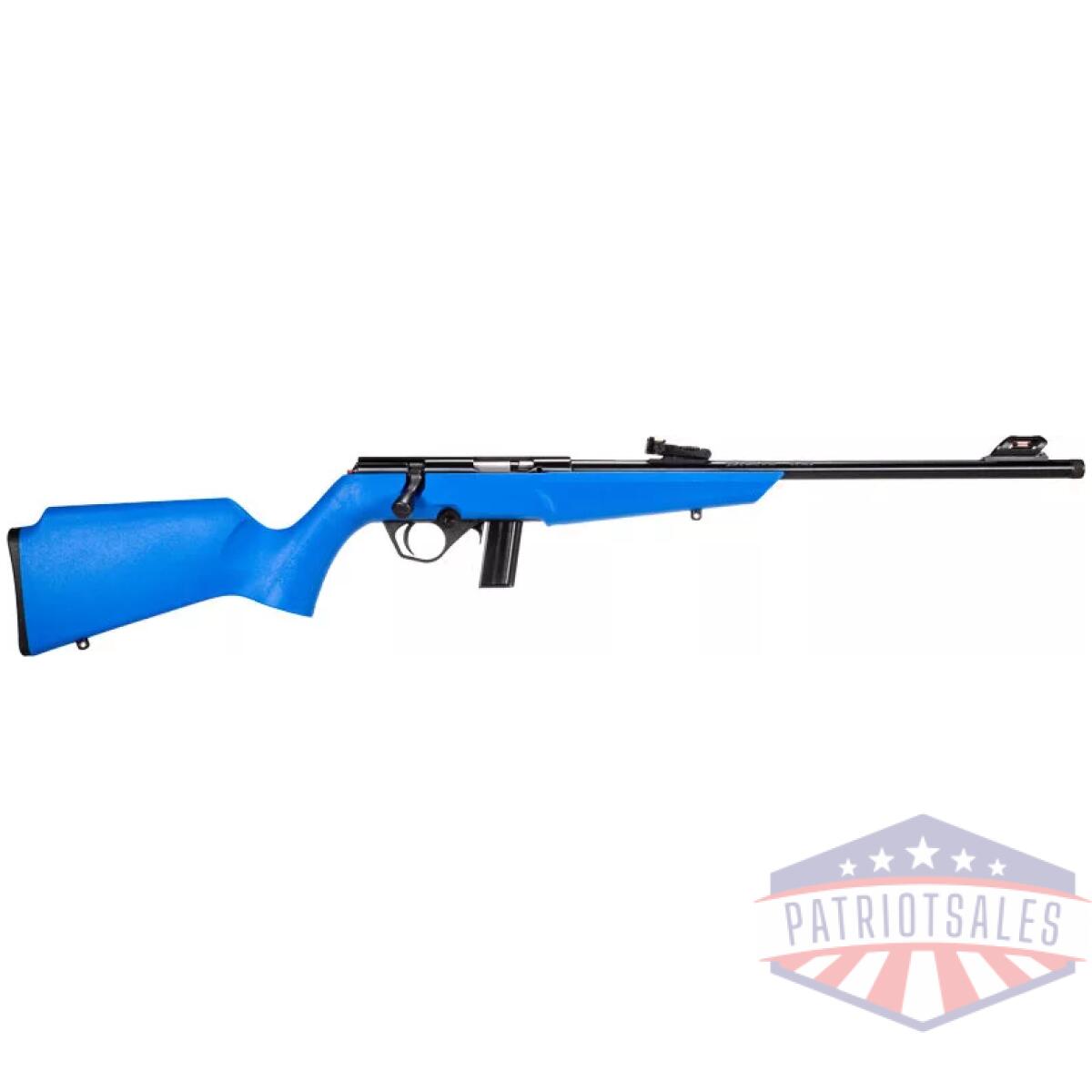 Grb22l1611bl - rossi rb22 compact 22lr bolt - 16. 5" blue synthetic - grb22l1611bl