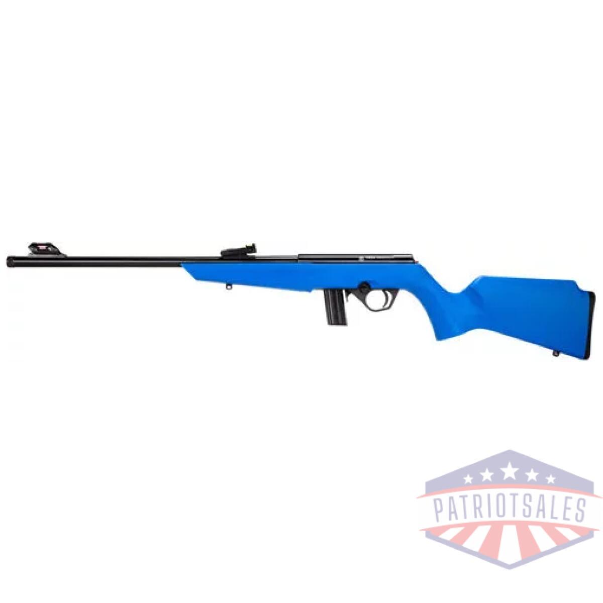 Grb22l1611bl_left - rossi rb22 compact 22lr bolt - 16. 5" blue synthetic - grb22l1611bl left