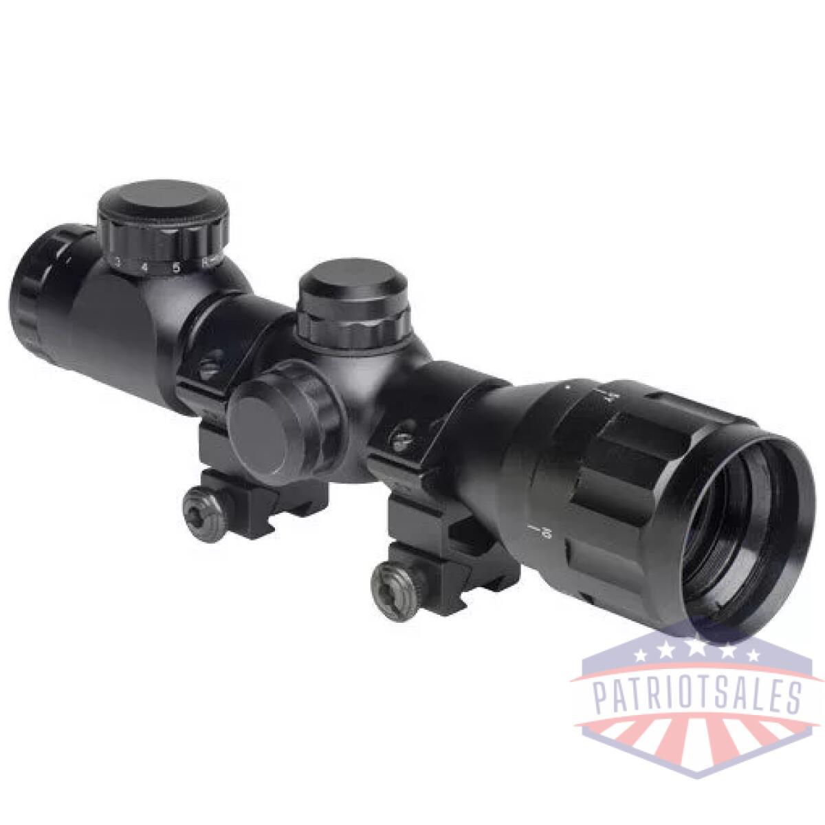 Ha90505 - hatsan optima 4x32ce ao - compact scope w/ rings & caps - ha90505