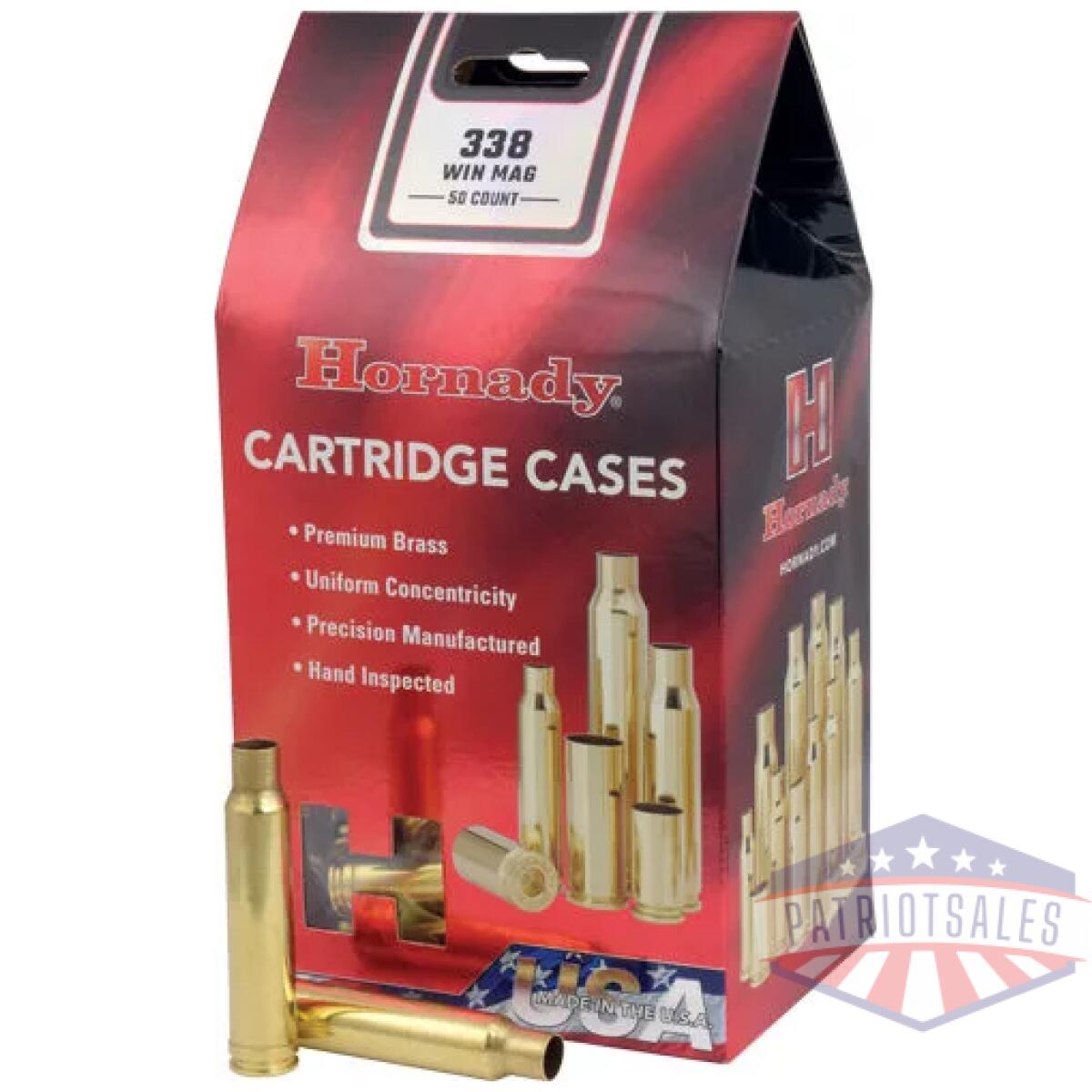 Hdy8680_1. Webp - hornady unprimed cases 338 win - mag 50 pack 5pk/cs - hdy8680 1